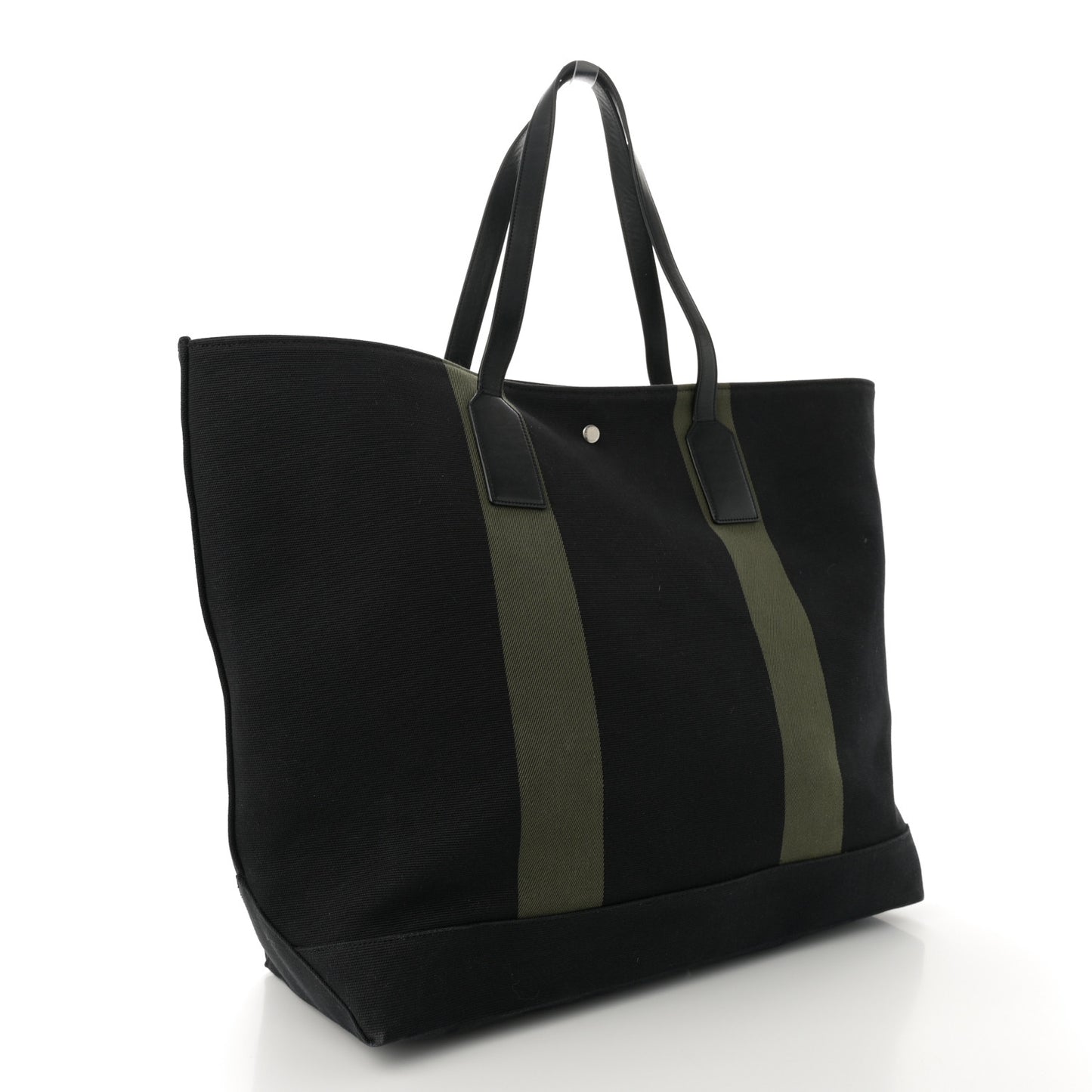 Canvas Beach Shopping East West Tote Black