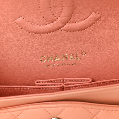 Chanel Lambskin Quilted Medium Double Flap Pink 5 of 10