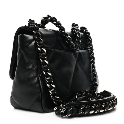 Chanel Lambskin Quilted Medium Chanel 19 Flap So Black 3 of 10