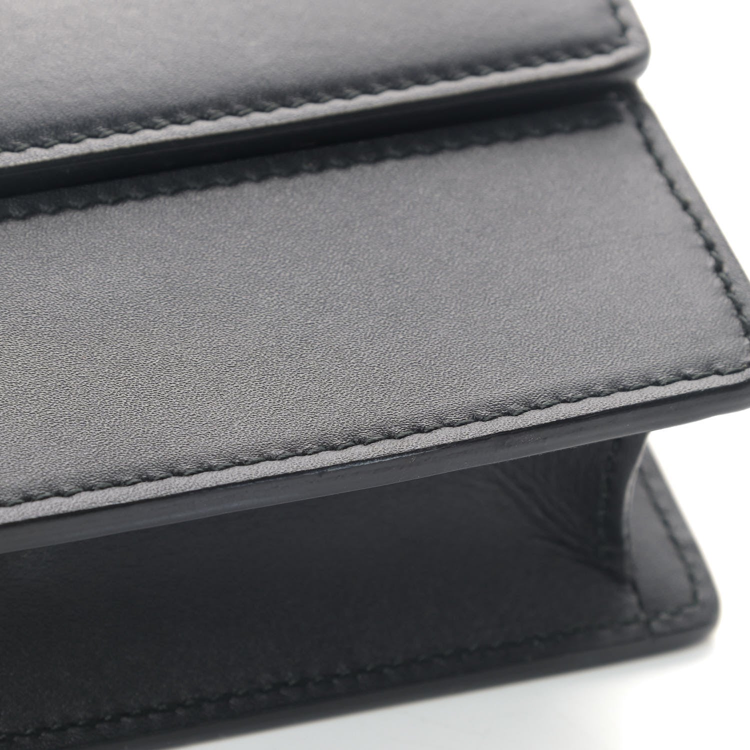 Gucci Calfskin Queen Margaret Chain Wallet Black 9 of 9