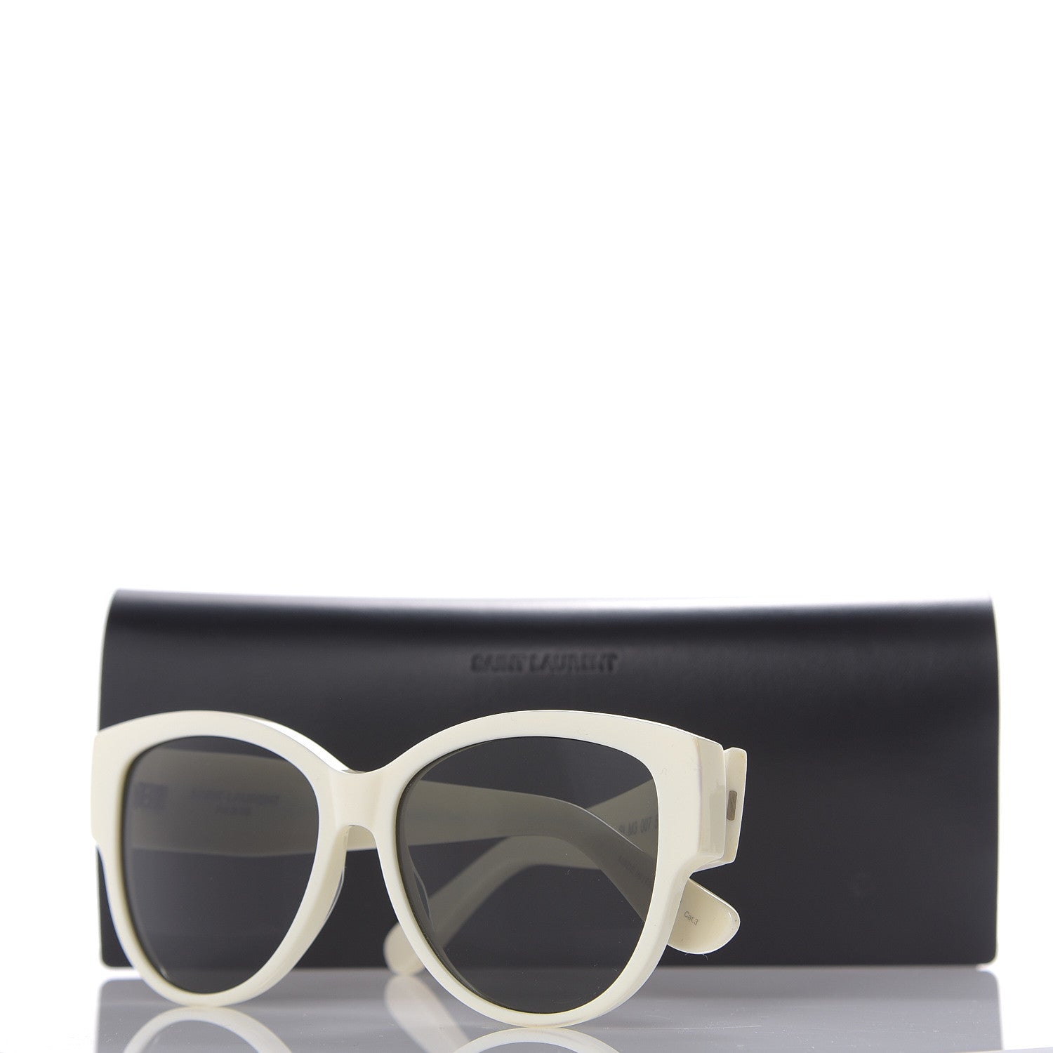 Saint Laurent SL M3 007 Sunglasses Ivory 10 of 10