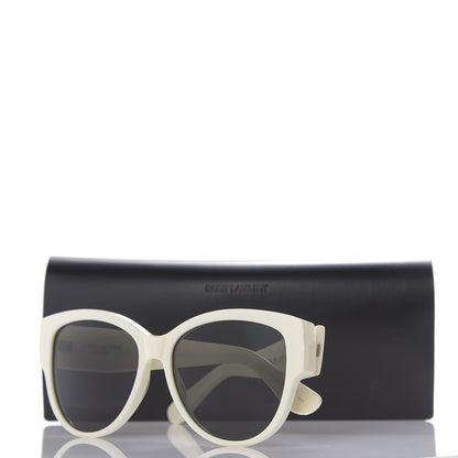 Saint Laurent SL M3 007 Sunglasses Ivory 10 of 10