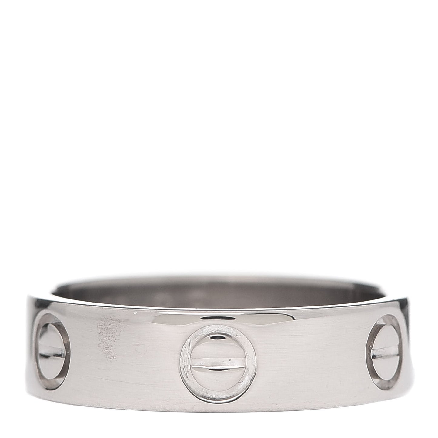 18K White Gold 5.5mm LOVE Ring 56 7.5