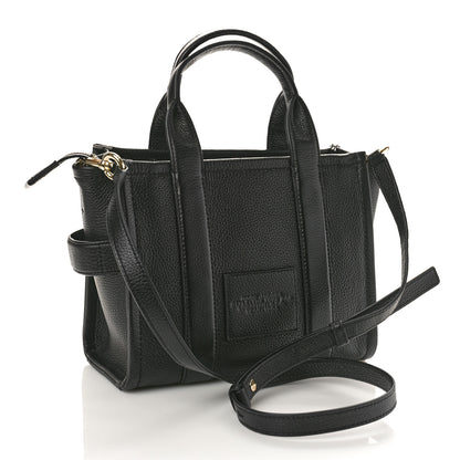 Marc Jacobs Grained Calfskin Small The Tote Bag Black 2 of 10