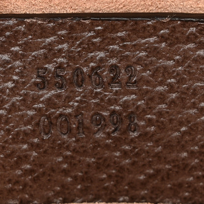 Gucci GG Supreme Monogram Web Small Ophidia Top Handle Shoulder Bag Brown 7 of 15