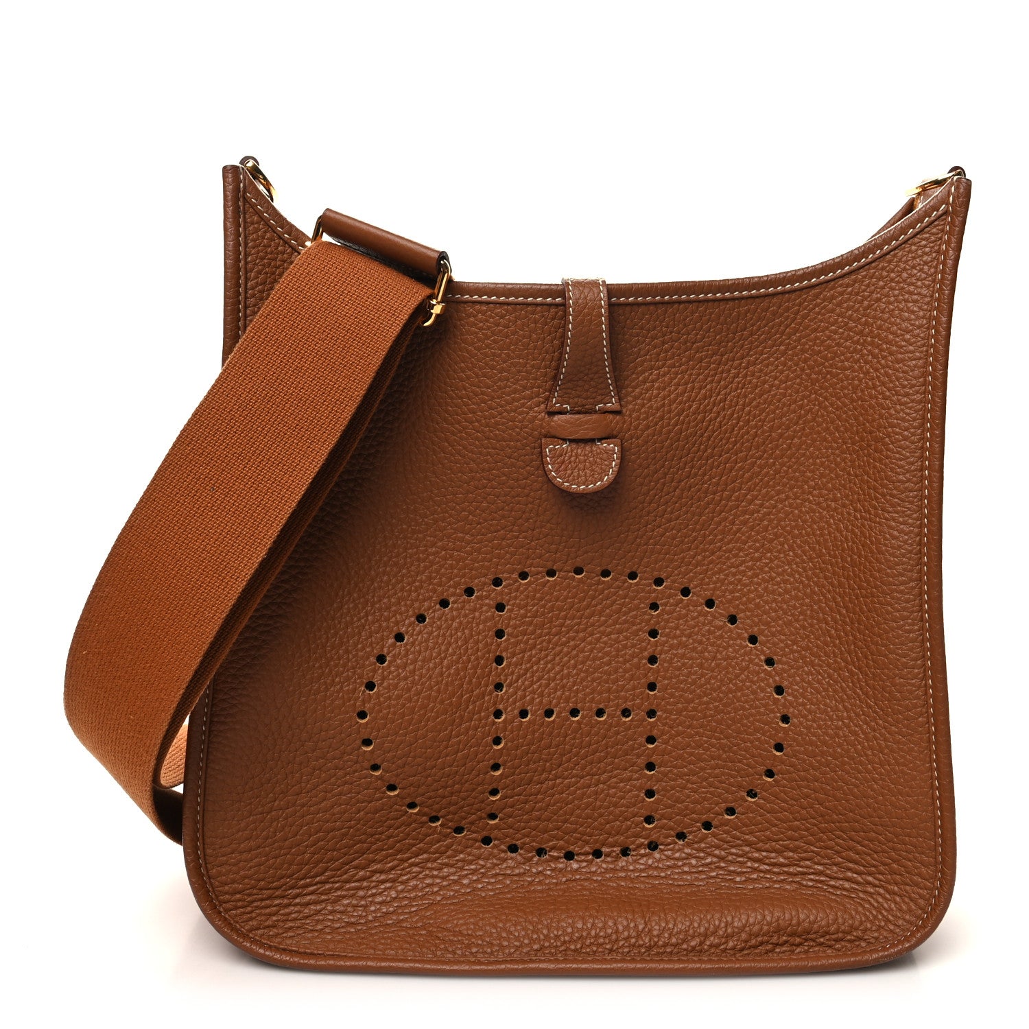 Hermes Taurillon Maurice Evelyne III PM Gold 1 of 11