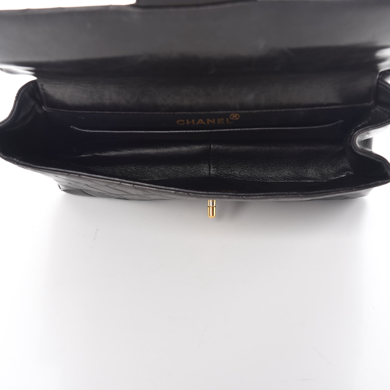 Chanel Lambskin Quilted Medium Double Sided Flap Black 5 of 18