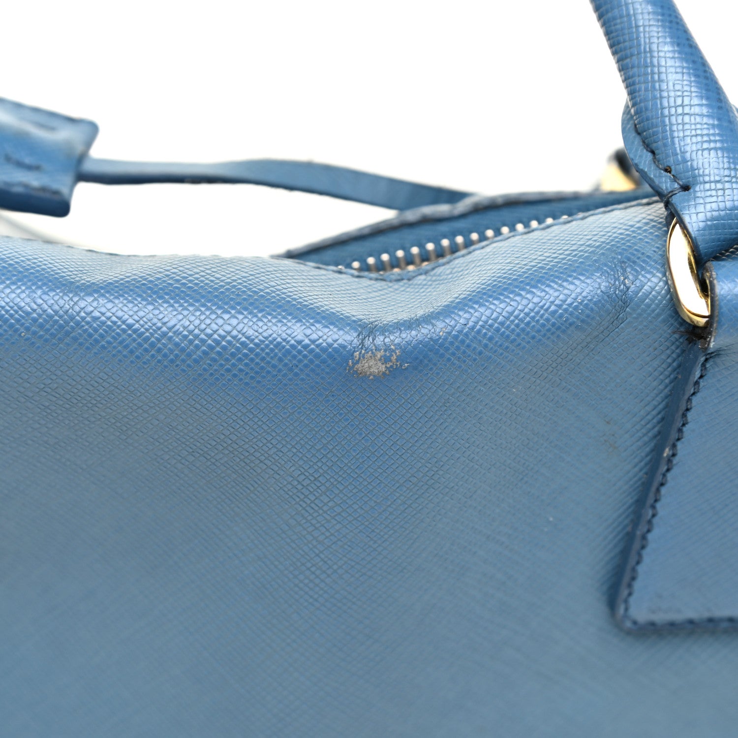 Prada Saffiano Medium Galleria Double Zip Tote Cobalto 23 of 25