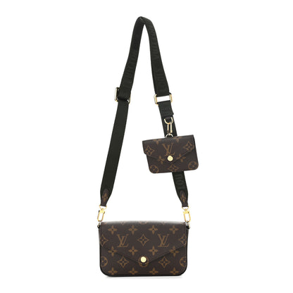 Louis Vuitton Monogram Felicie Strap & Go Kaki 1 of 8