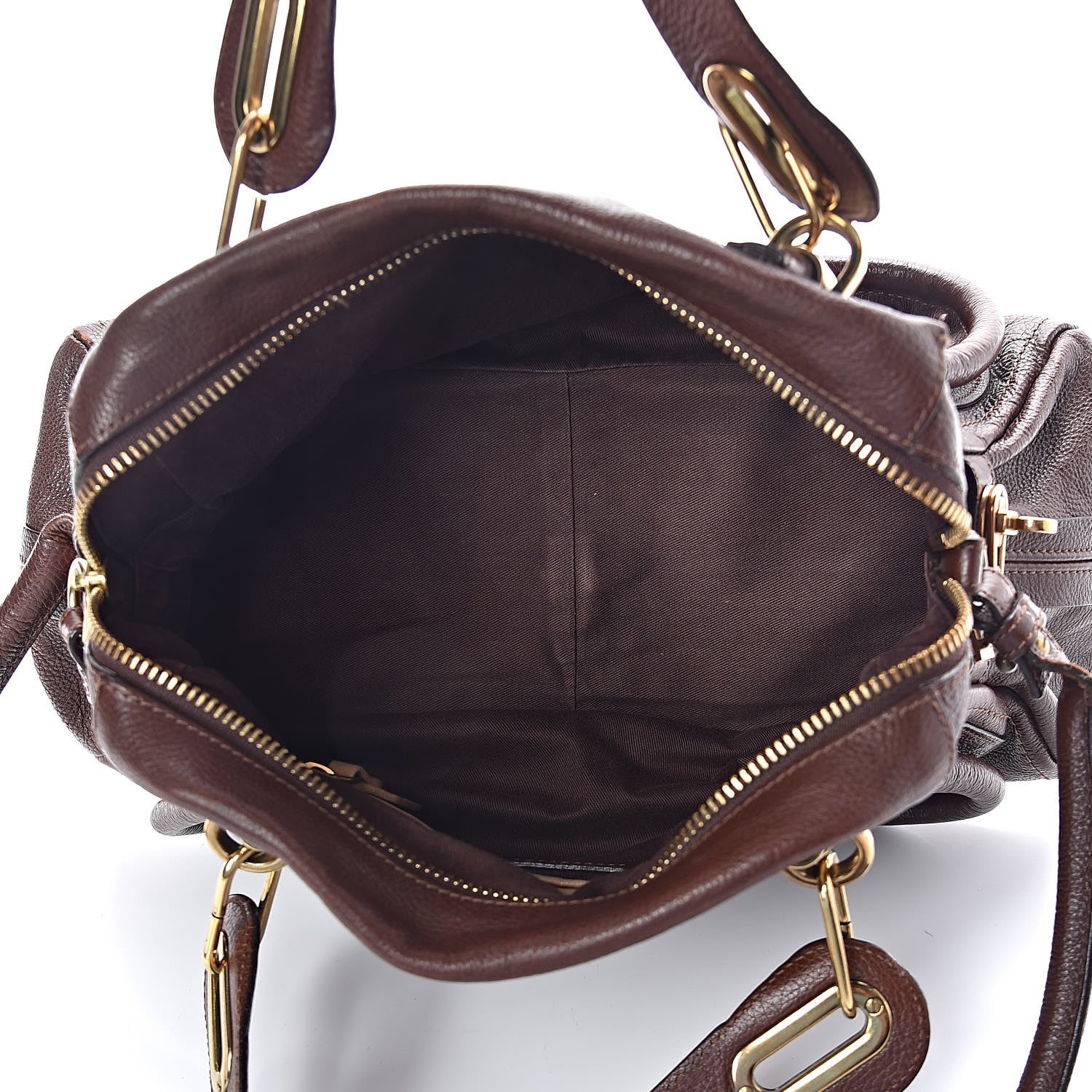 Chloe Calfskin Medium Paraty Chocolate 5 of 8