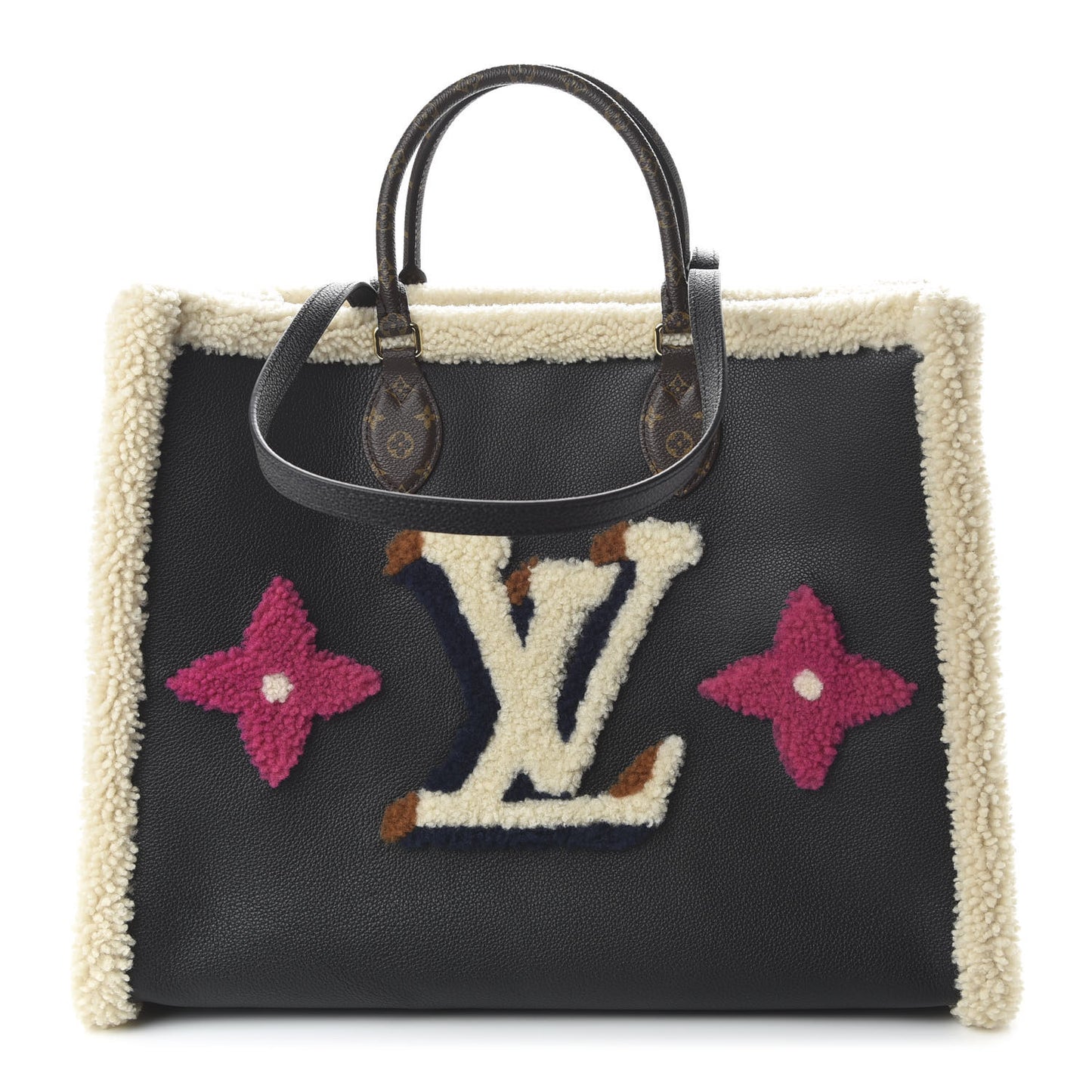 Calfskin Monogram Teddy Onthego GM Black