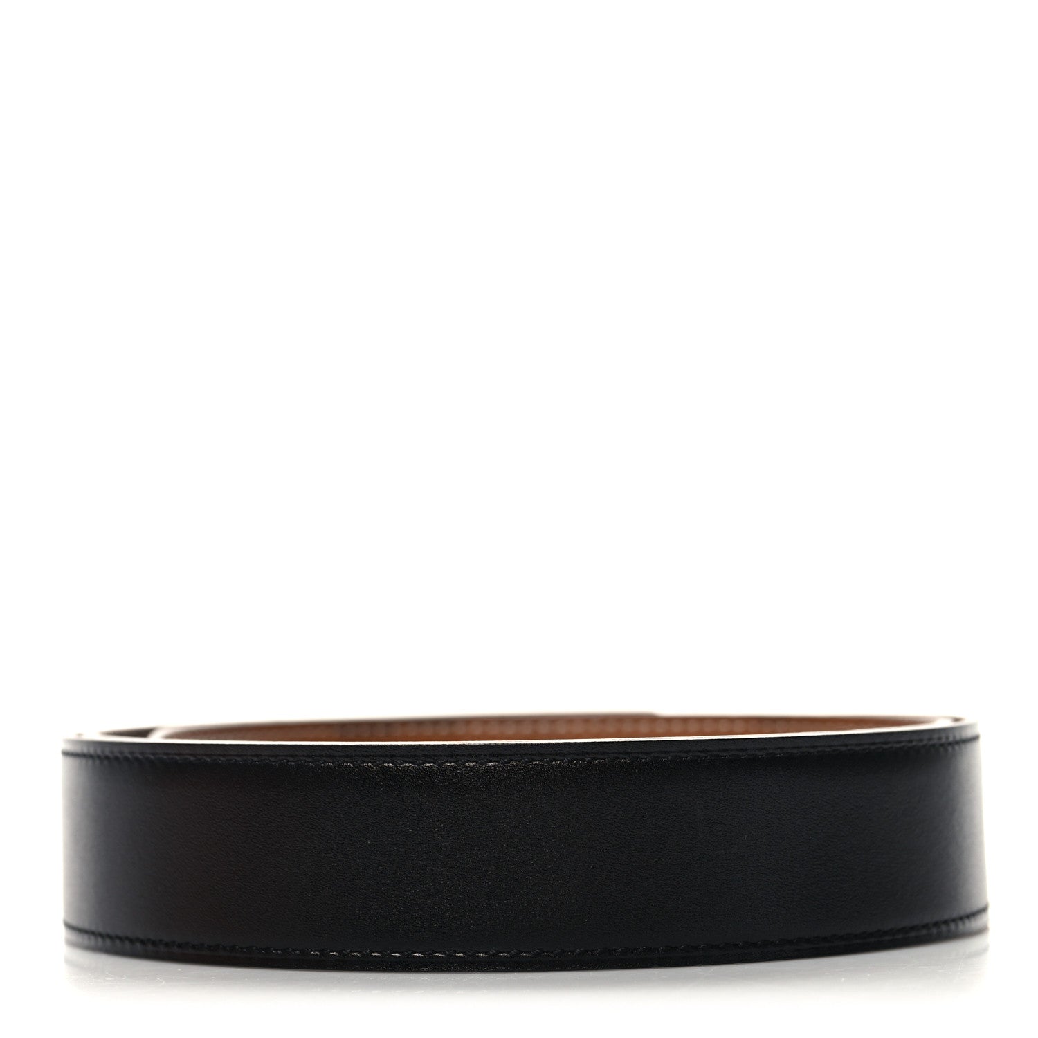 Hermes Box Togo 32mm Belt Strap 90/36 Black Gold 2 of 8