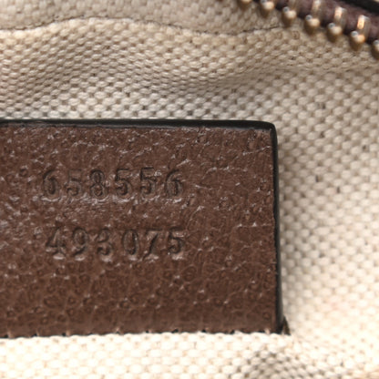 Gucci GG Supreme Monogram Mini Neo Vintage Double Zip Messenger Bag Beige New Acero Crop 7 of 12