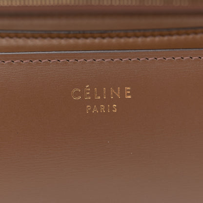 Celine Box Calfskin Medium Classic Box Flap Bag Camel 6 of 14