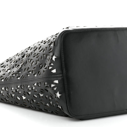 Givenchy Calfskin Lazer Cut Large Antigona Tote Black White 8 of 12
