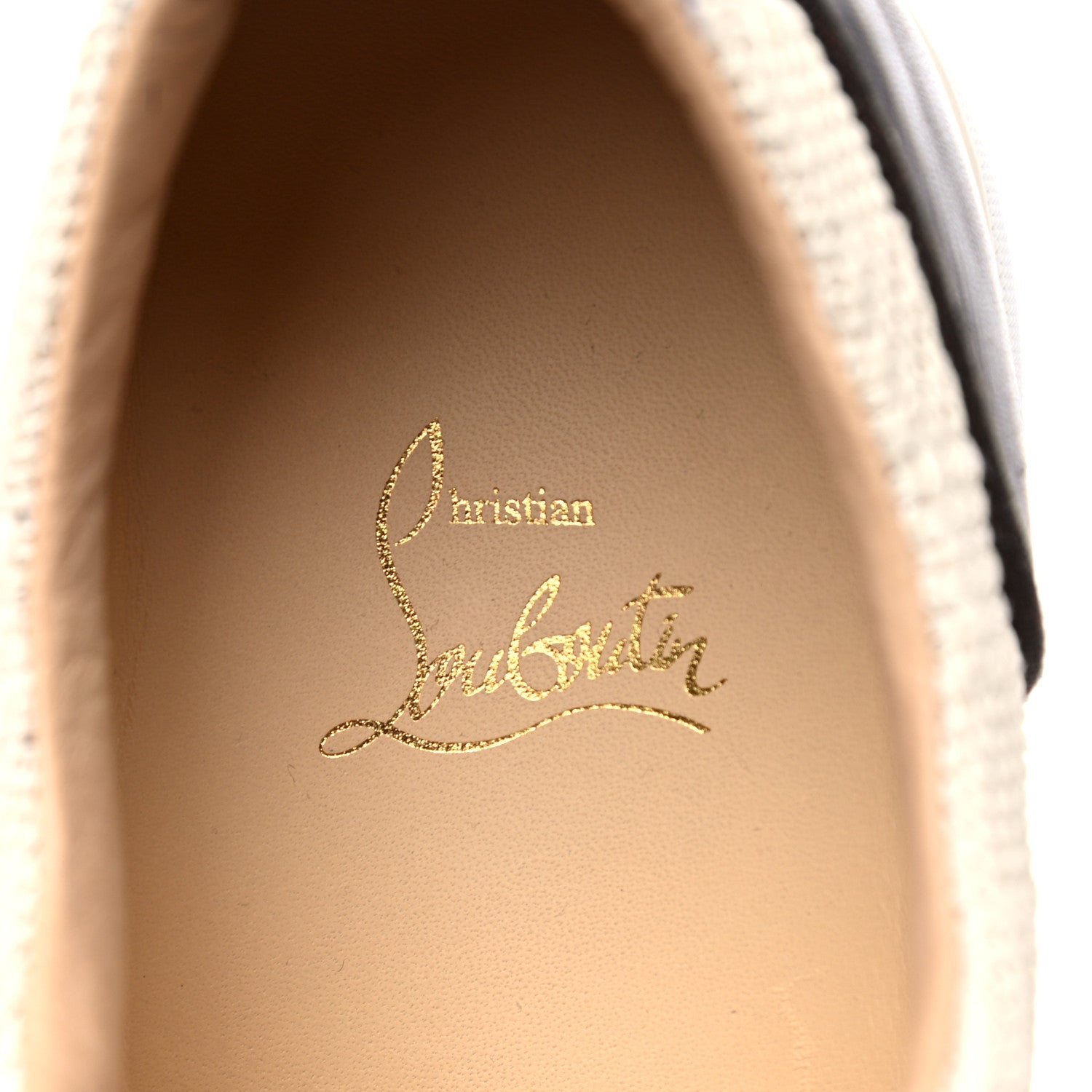 Christian Louboutin Calfskin Mens Junior Orlato Flat Sneakers 44 Natural 7 of 9