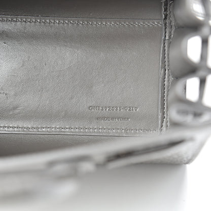 Saint Laurent Calfskin Crocodile Embossed Nano Sac De Jour Fog 6 of 11