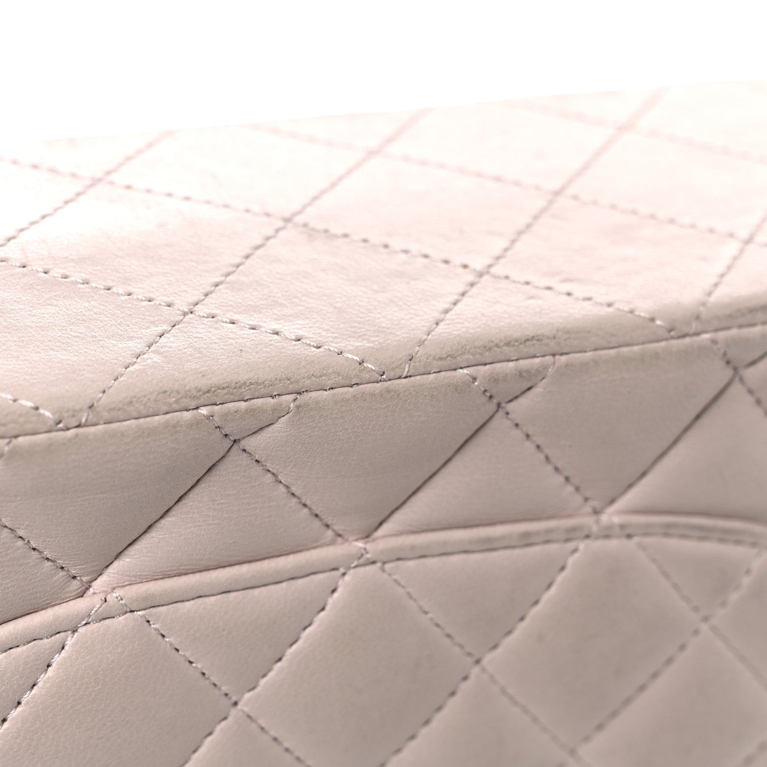 Chanel Lambskin Quilted Medium Double Flap Light Pink 17 of 26