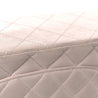 Chanel Lambskin Quilted Medium Double Flap Light Pink 17 of 26