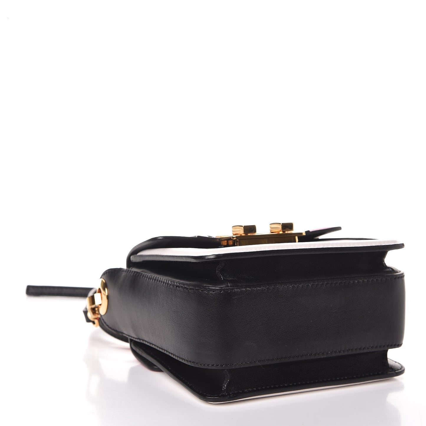 Calfskin Mini Jiji Crossbody Bag Black Mulitoclor