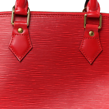 Louis Vuitton Epi Alma PM Castillan Red 9 of 11