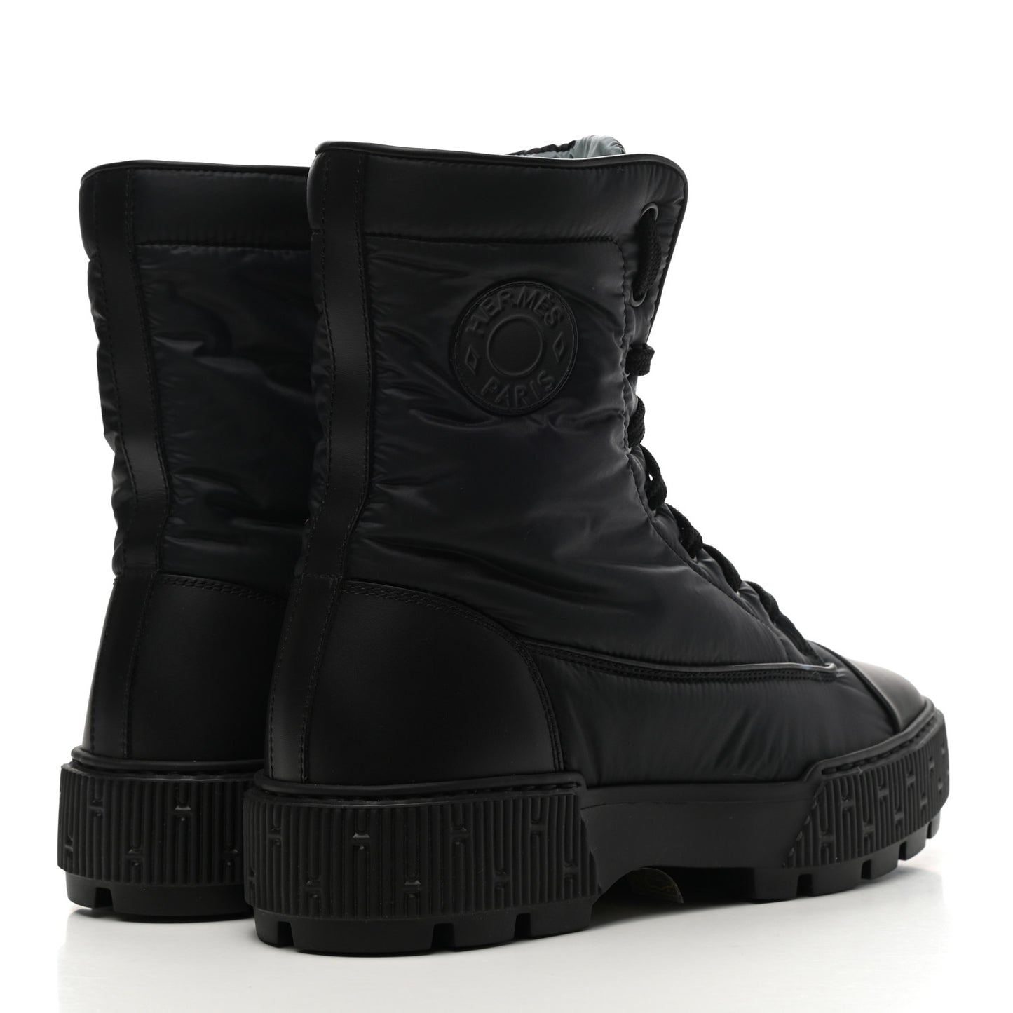 Calfskin Parachute Fresh Ankle Boots 39 Black
