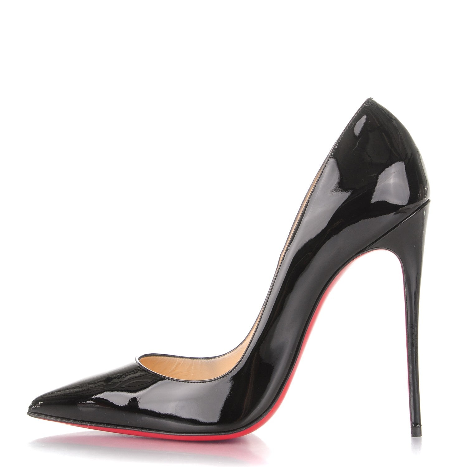 Christian Louboutin Patent So Kate 120 Pumps 38 Black 1 of 8