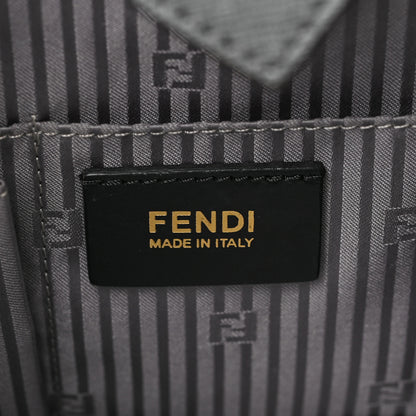 Fendi Vitello Elite Flamingo Regular 2Jours Tote Grigio Grigio Chiaro 6 of 8