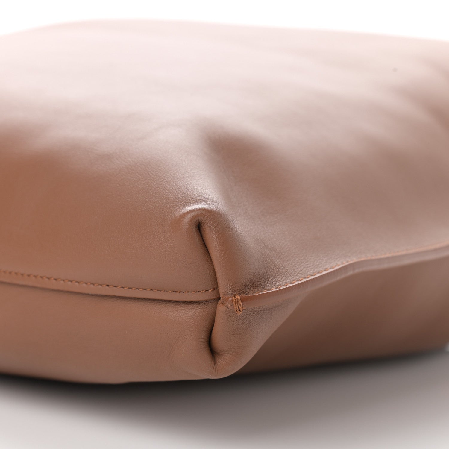 Saint Laurent Calfskin Medium Suzanne Hobo Brick 7 of 11