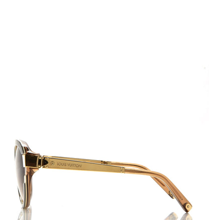 Louis Vuitton Petit Soupcon Cat Eye Sunglasses Z0487E Brown 3 of 7