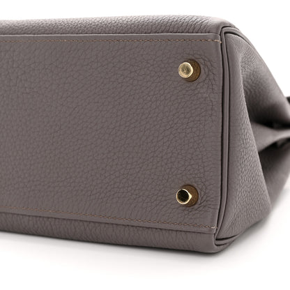 Hermes Togo Kelly Retourne 28 Etain 9 of 11