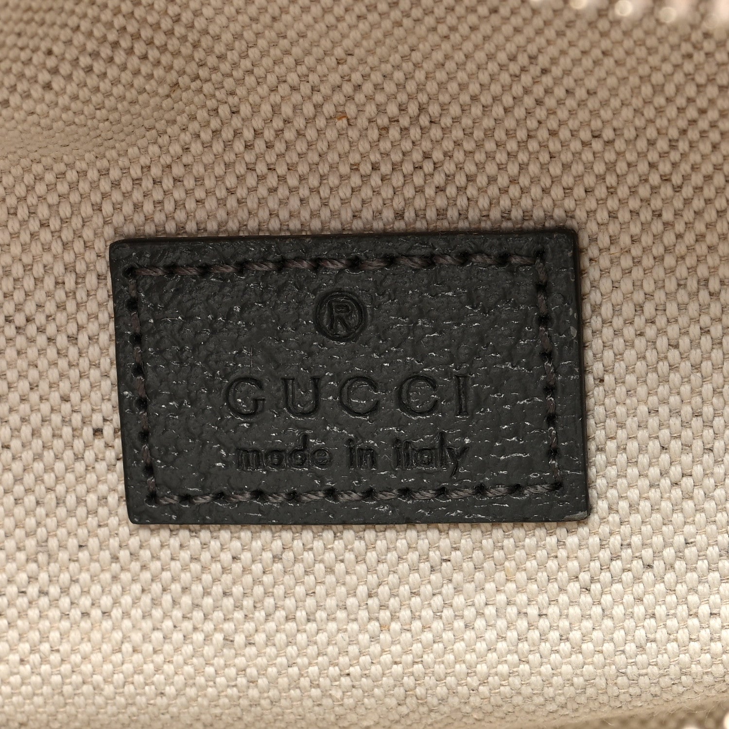Gucci GG Supreme Monogram Textured Dollar Calfskin Ophidia Belt Bag Grey Black Graphite Grey 6 of 10