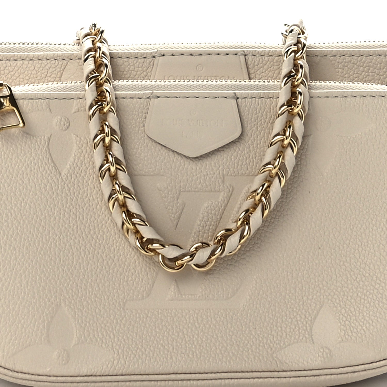 Louis Vuitton Empreinte Monogram Giant Multi Pochette Accessories Cream 7 of 10