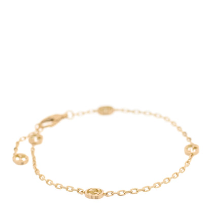 Gucci 18K Yellow Gold Interlocking G Chain Bracelet 1 of 5