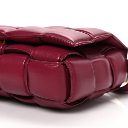 Bottega Veneta Nappa Maxi Intreccio Padded Cassette Crossbody Bag Dark Red 11 of 11