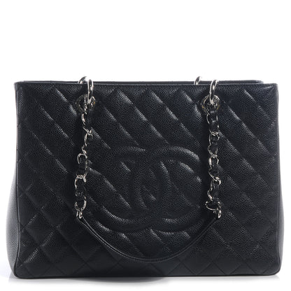 Chanel Caviar Grand Shopping Tote GST Black 1 of 7