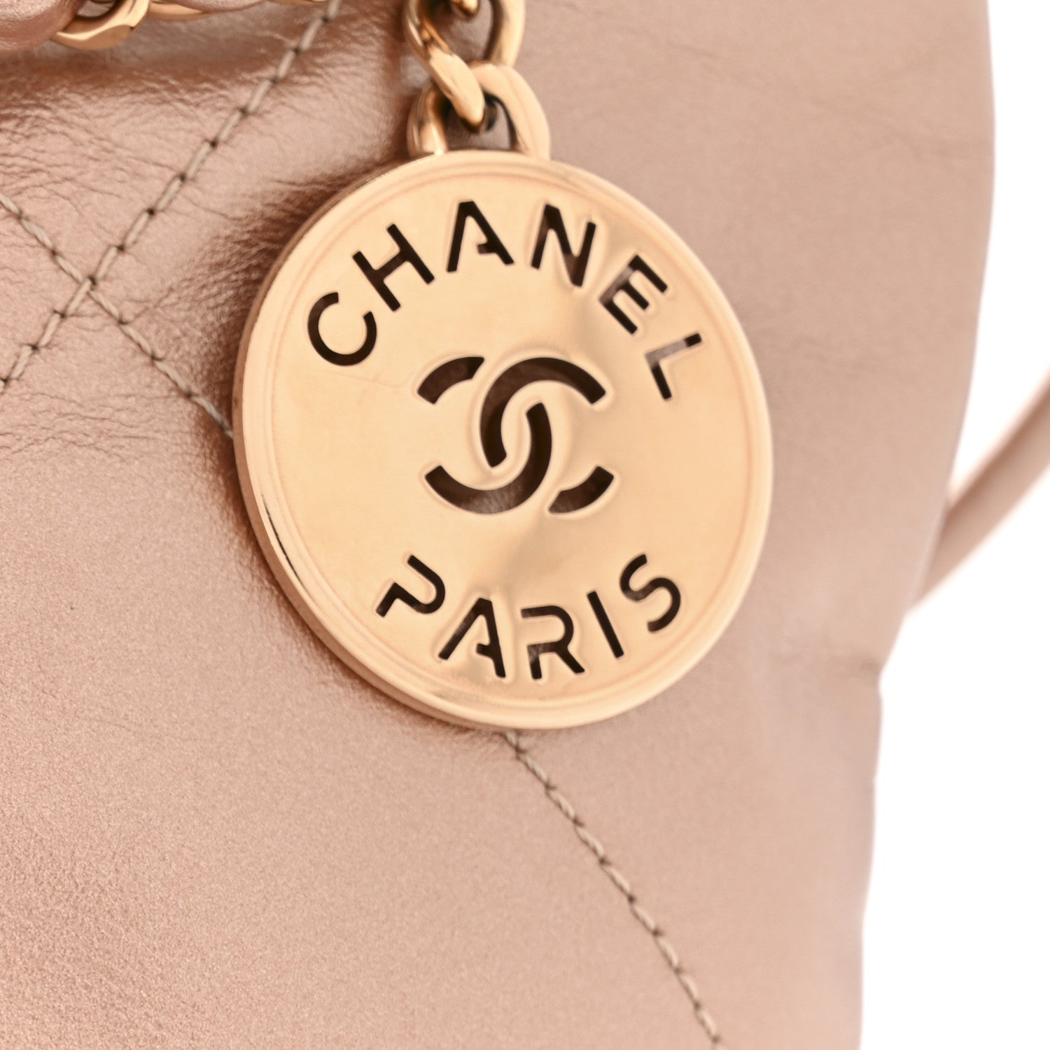 Chanel Metallic Calfskin Quilted Mini Chanel 22 Copper 1838338