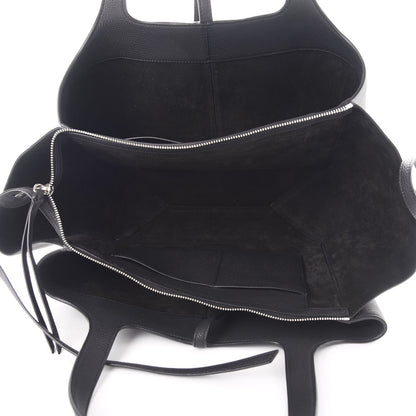Celine Baby Grained Calfskin Medium Tri-Fold Bag Black 5 of 9
