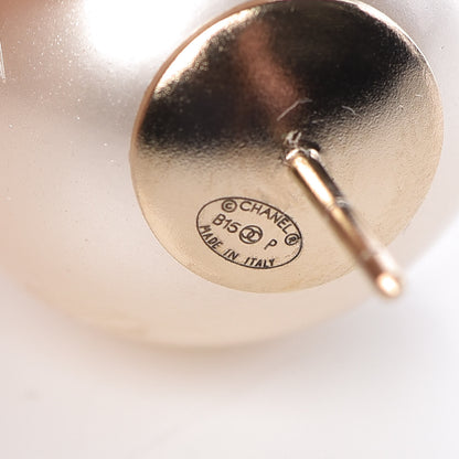 Chanel Pearl CC Large Earrings Gold 4 of 8