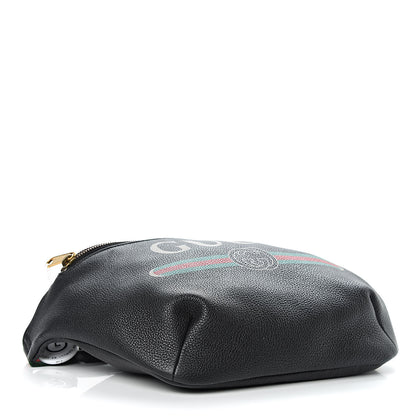 Gucci Grained Calfskin Logo Belt Bag Black 4 of 10