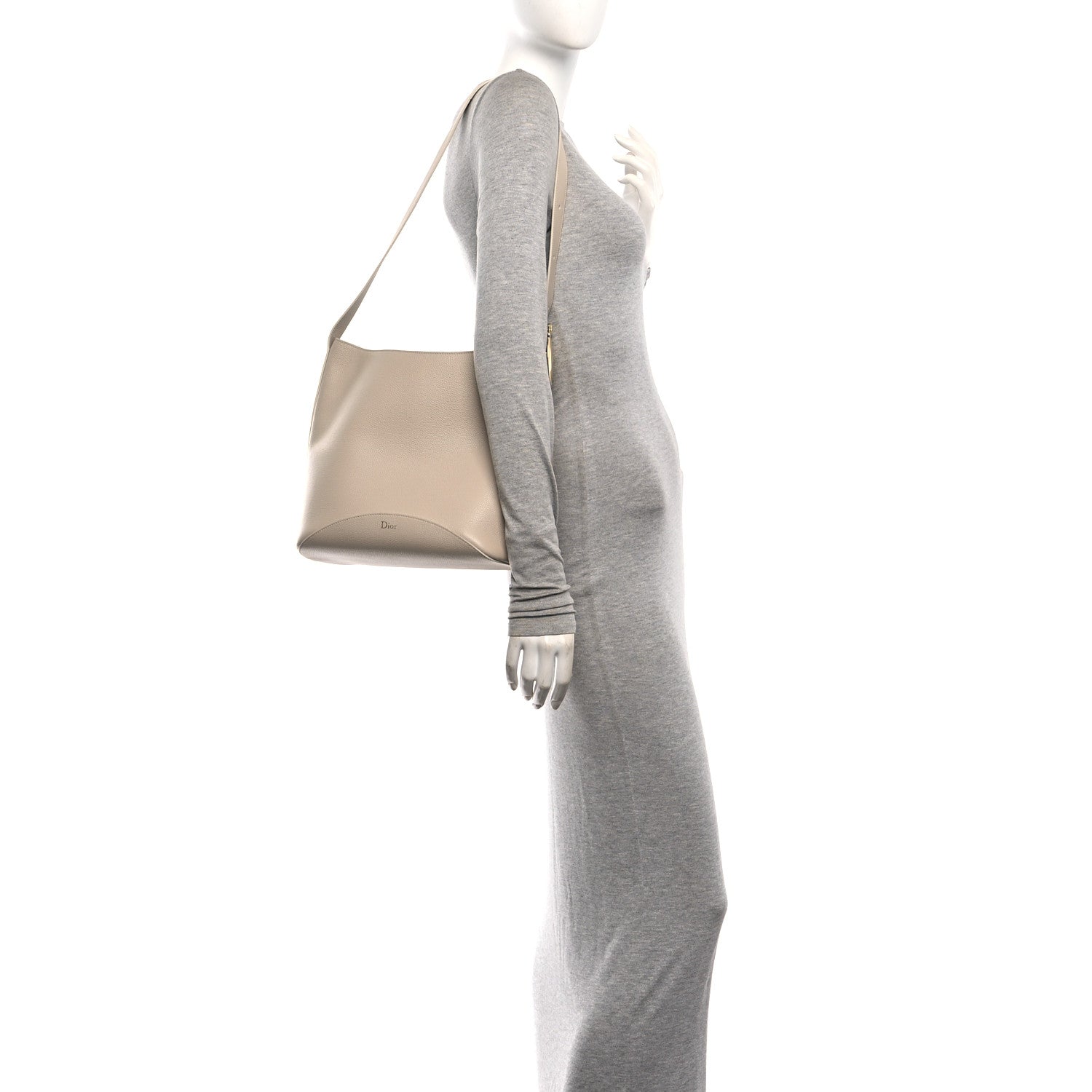 Christian Dior Grained Calfskin Medium Medaillon Bucket Bag  Trench 2 of 11