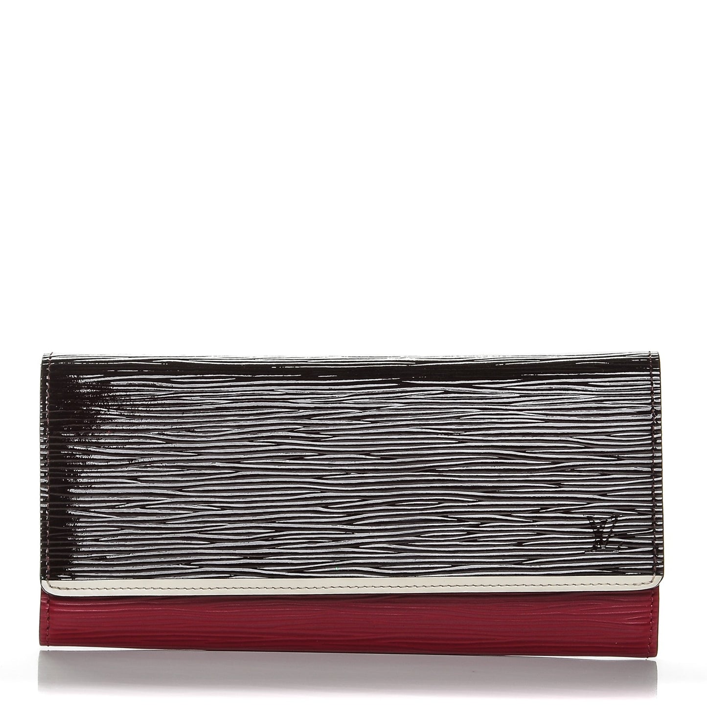 Electric Epi Flore Wallet Tri-Color Prune
