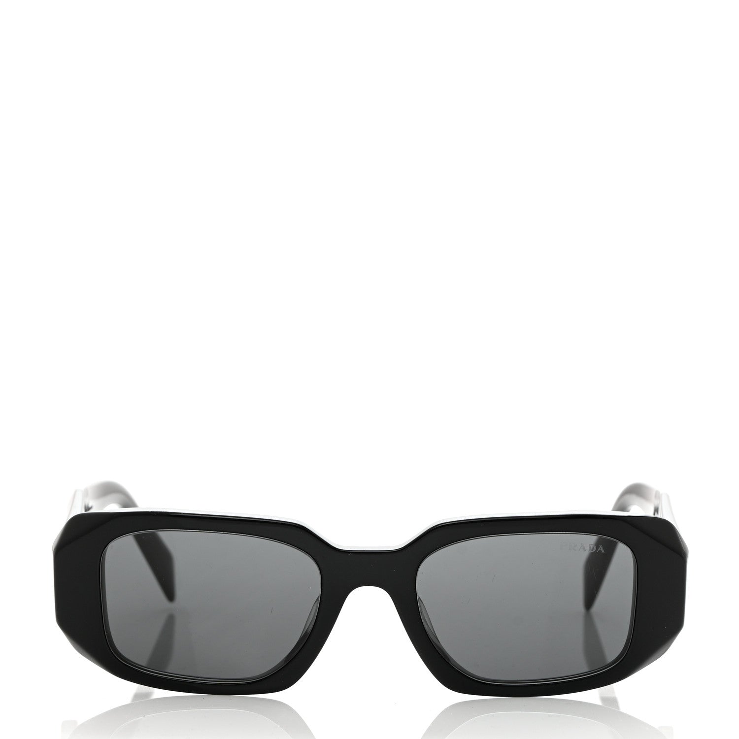Prada Acetate Symbole Sunglasses SPR 17W Black 2 of 8