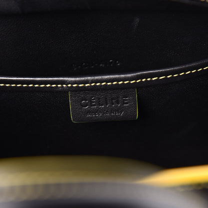 Celine Satin Calfskin Nano Debossed Luggage Black 6 of 11