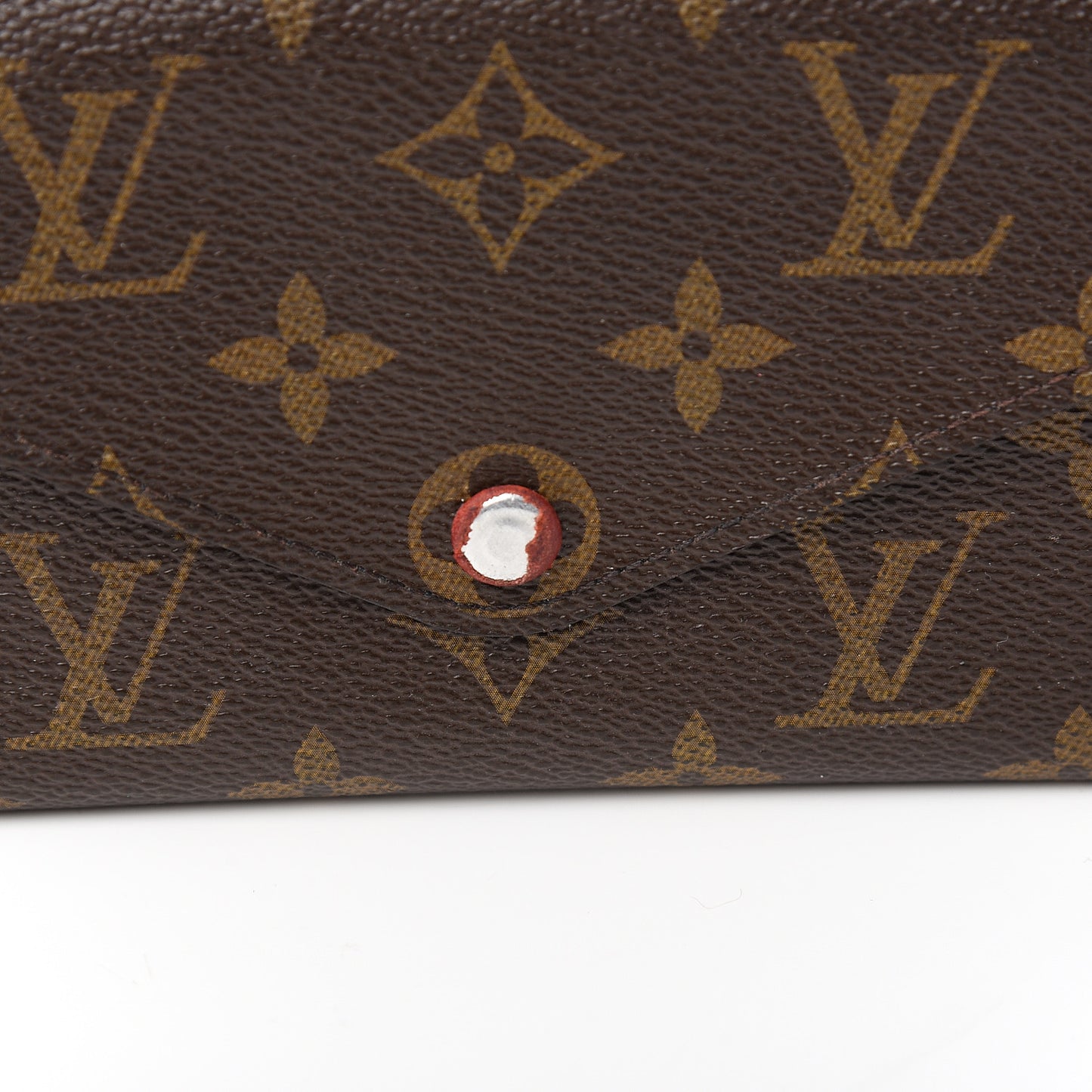 Monogram Josephine Wallet Red