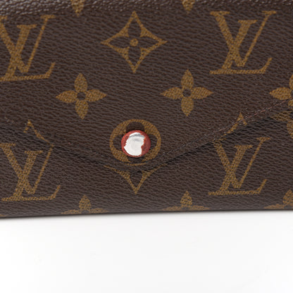 Louis Vuitton Monogram Josephine Wallet Red 7 of 8