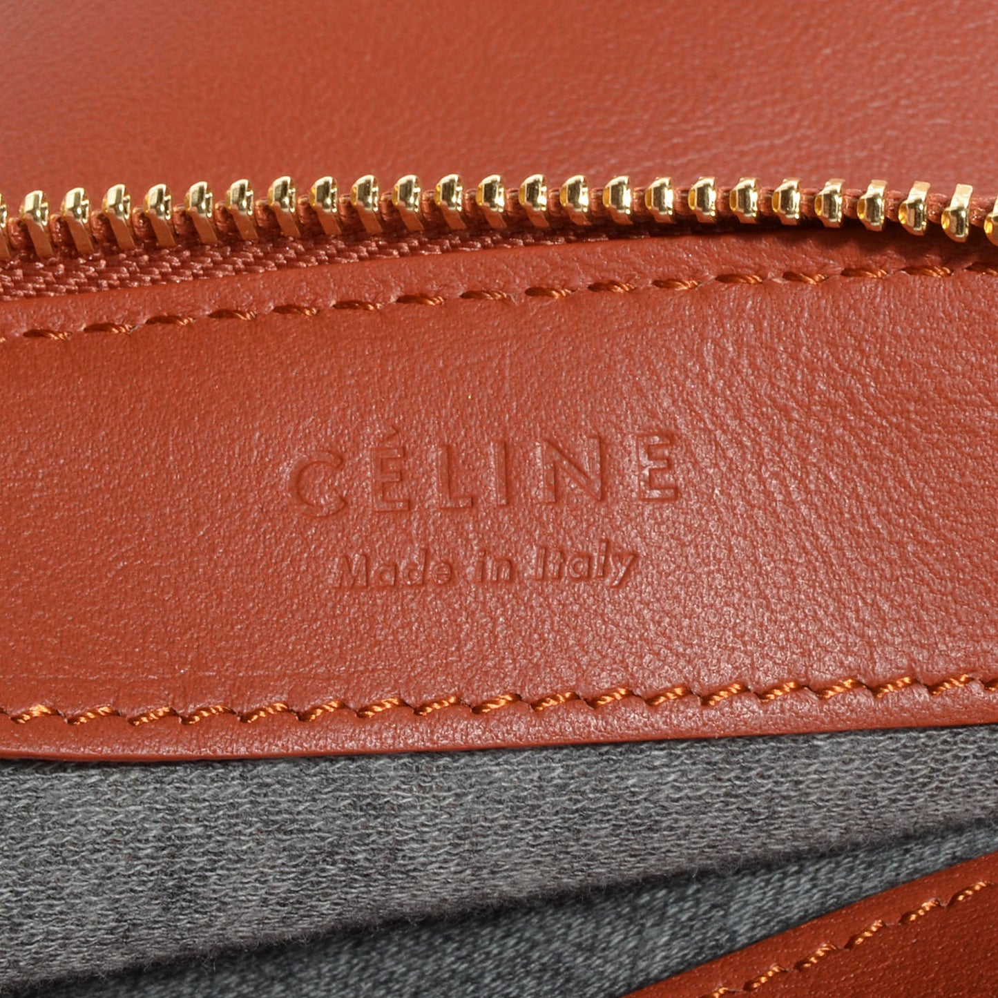 Lambskin Large Trio Crossbody Bag Brick