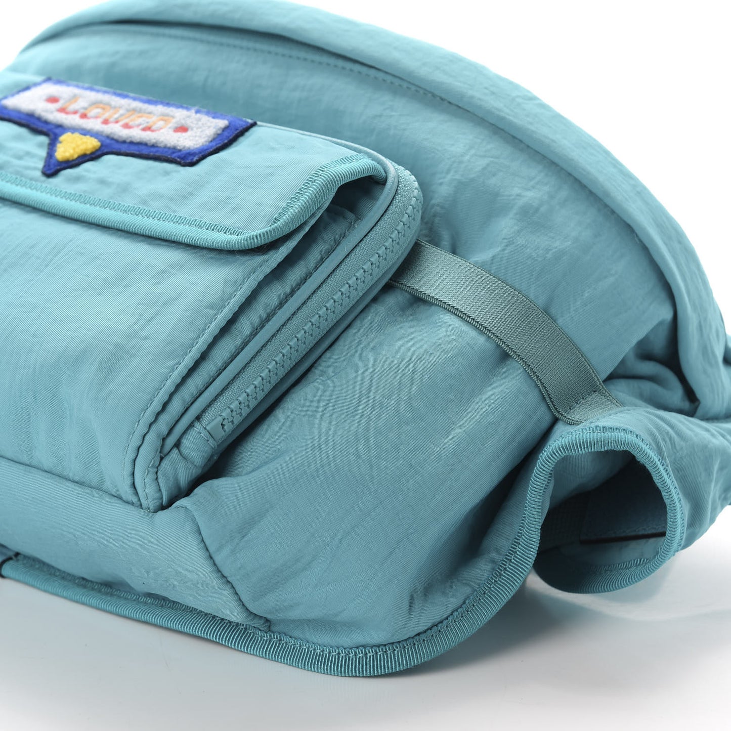 Nylon 80s Logo Patch Belt Bag Lago