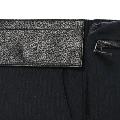Gucci GG Monogram Double Pocket Belt Bag Black 9 of 13