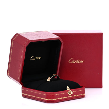 Cartier 18K Yellow Gold 5.5mm LOVE Ring 56 7.5 5 of 5